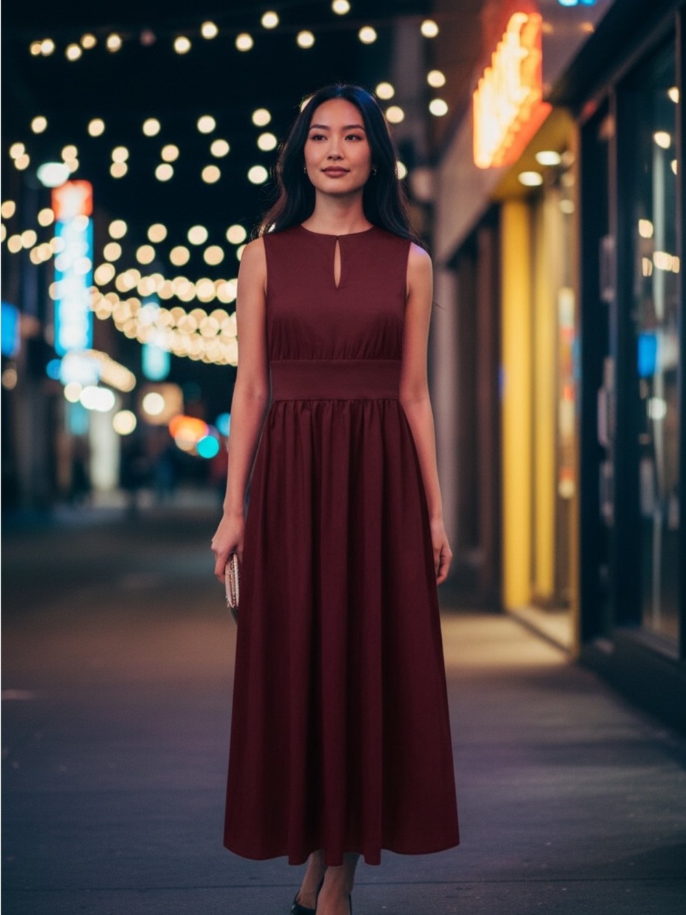Keyhole Midi Dress
WeWoreWhat